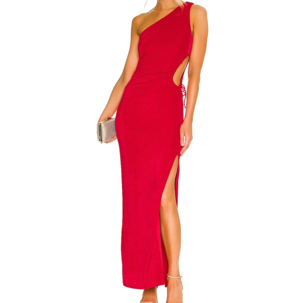 Superdown red maxi dress size medium new with tags